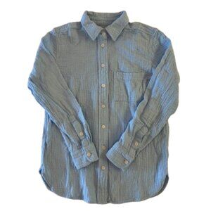 J.Crew Women’s Double-Gauze Button-Up Shirt – Light Blue (Size PXS)